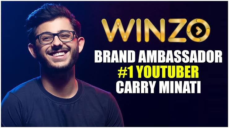 youtuber carryminati appointed as winzo brand ambassador